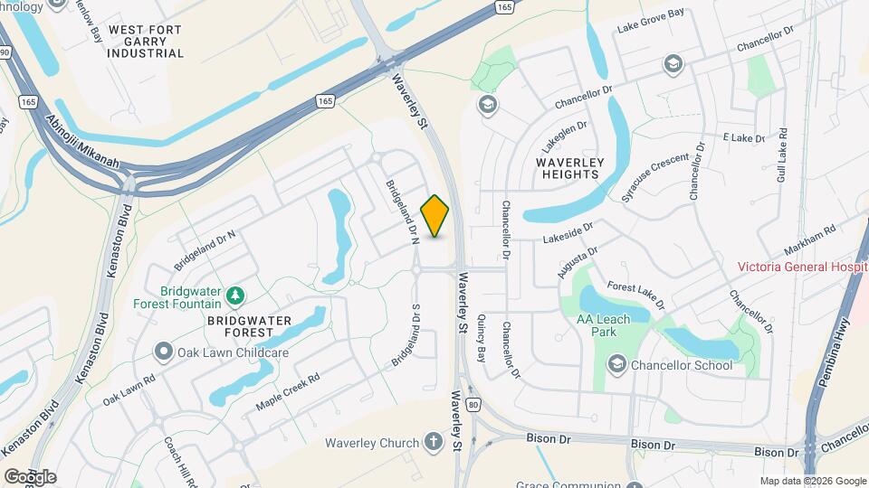 25 Bridgeland Dr N Map and Location Details