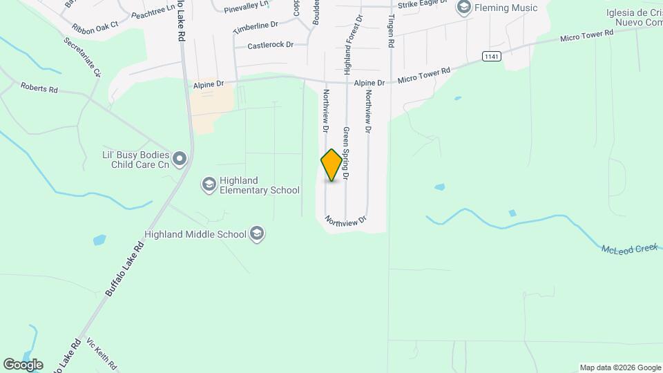 730 Northview Dr Map and Location Details