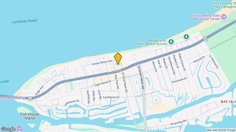 2313 W Great Neck Rd, Unit 306 Mapa y Detalles de la Ubicación