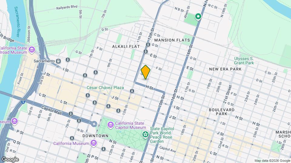 718 13th St, Unit Cress 4 plex Map and Location Details