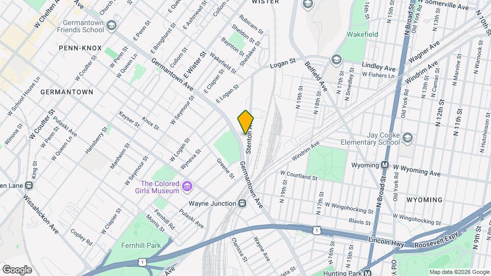 4672 Stenton Ave Map and Location Details