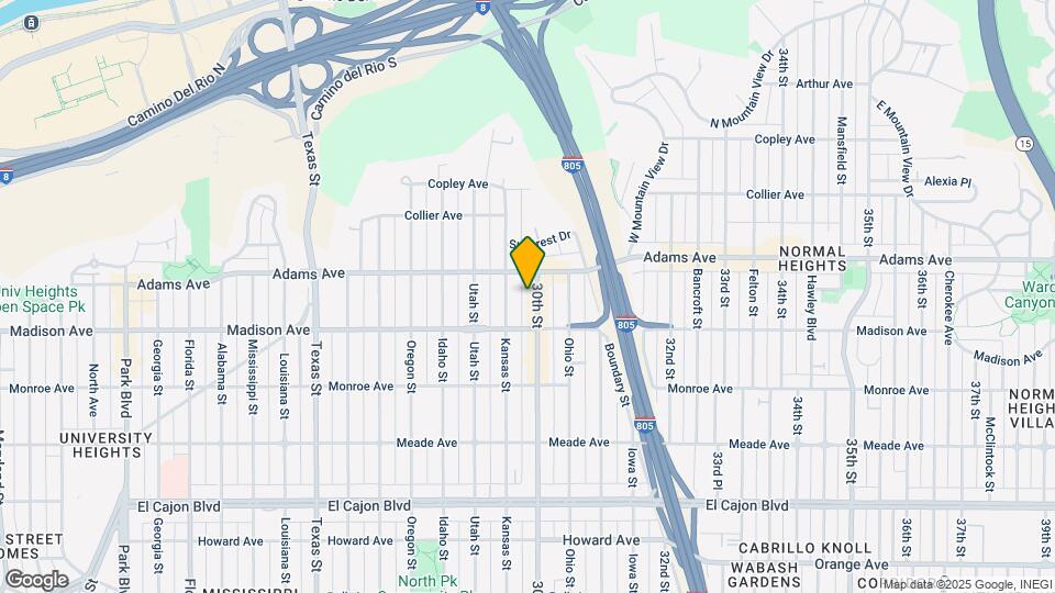 4652 30th St Map and Location Details