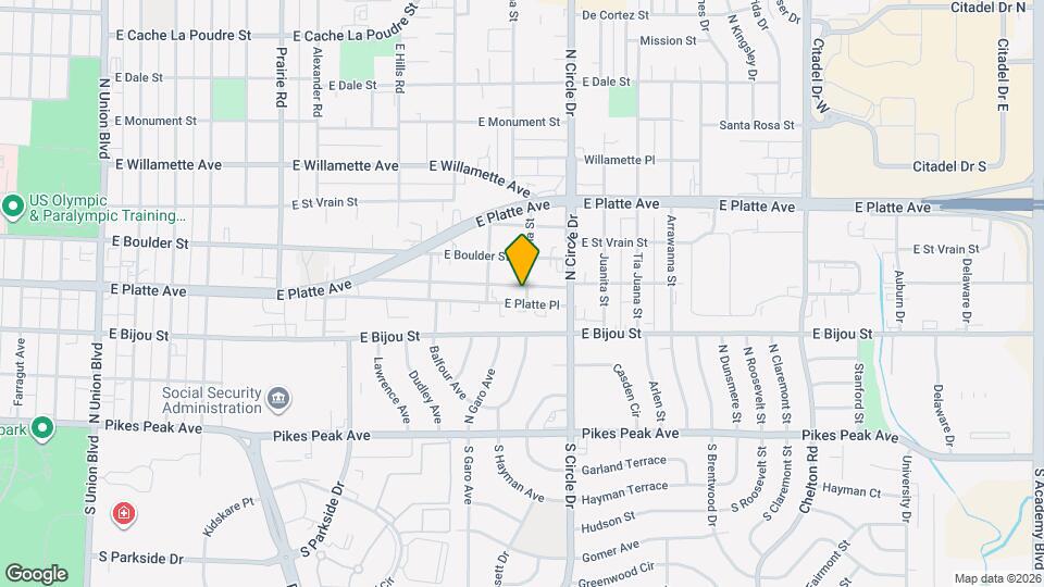 2625 Gunnison St Map and Location Details