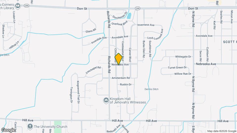 4119 Nebraska Ave Map and Location Details