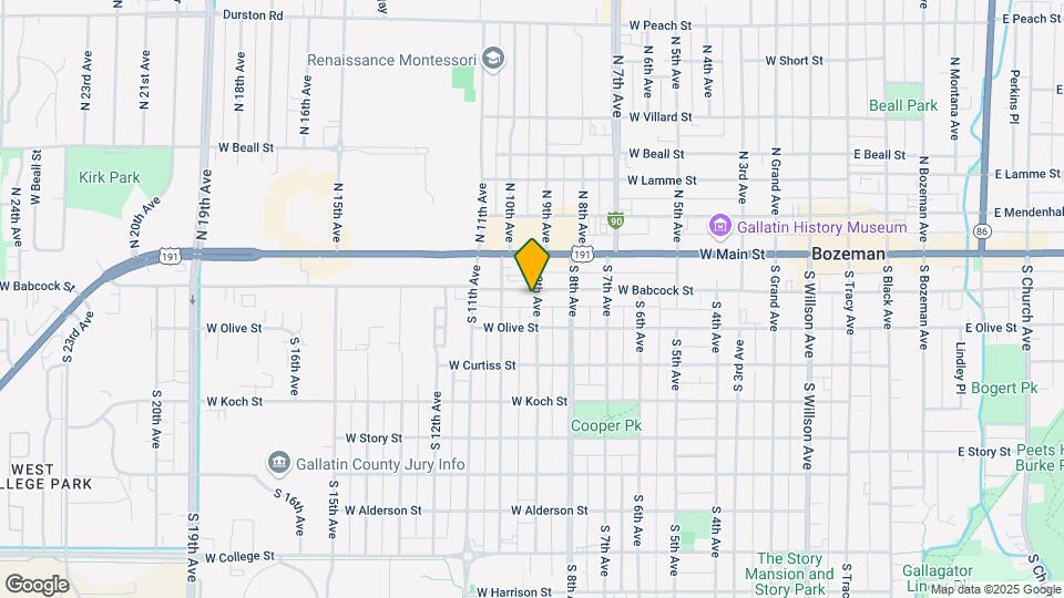114 S 9th Ave Map and Location Details
