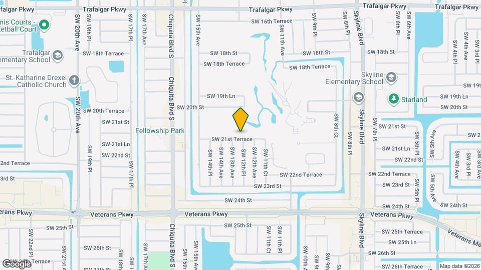 1217 SW 21st Terrace Map and Location Details