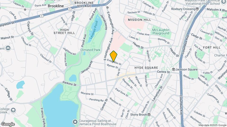 34 Evergreen St, Unit 37 Map and Location Details