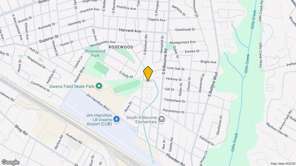 3625 Hickory St Map and Location Details