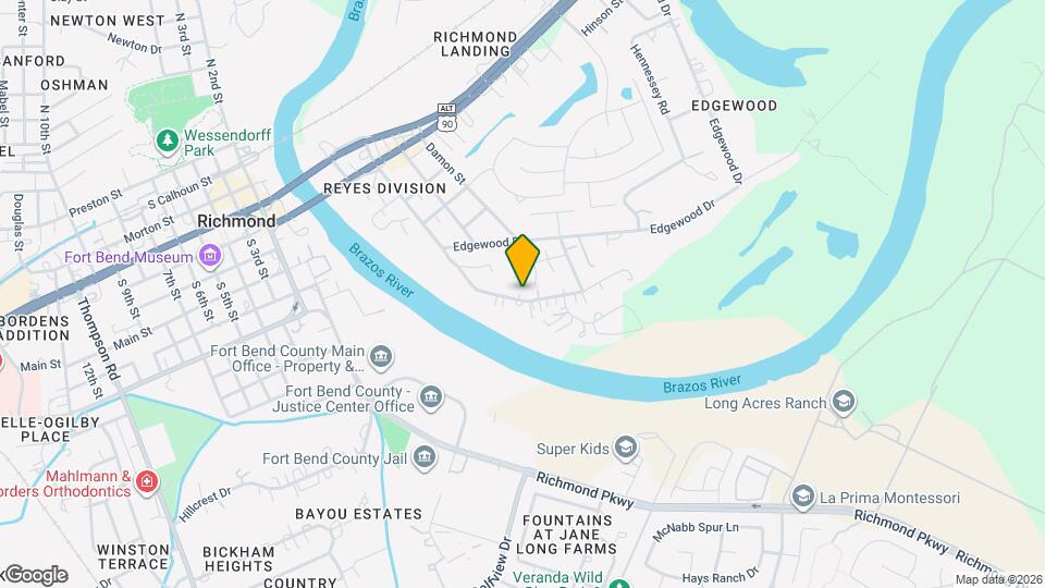 615 Riveredge Dr Map and Location Details