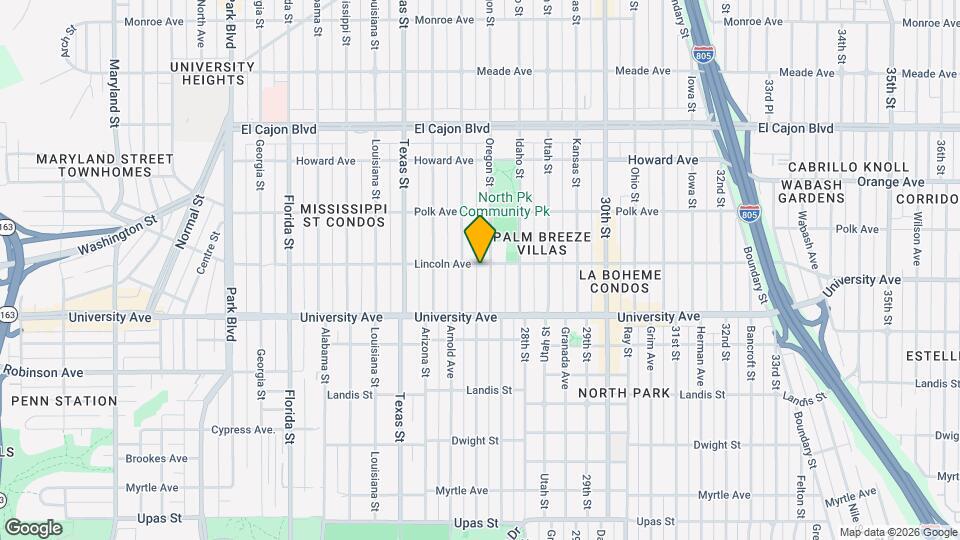 2625 Lincoln Ave Map and Location Details