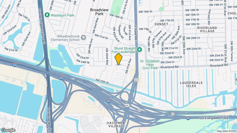 4156 SW 24th St Map and Location Details