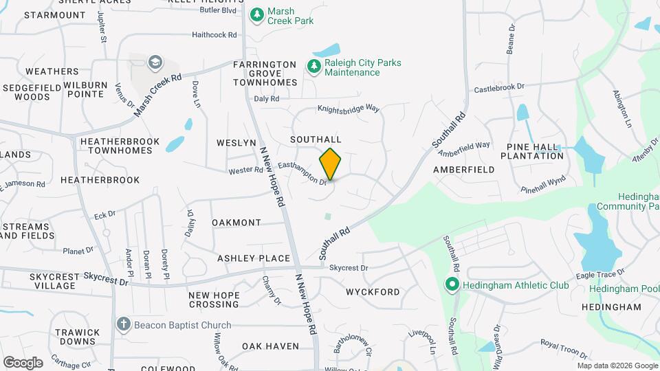 4428 Easthampton Dr Map and Location Details