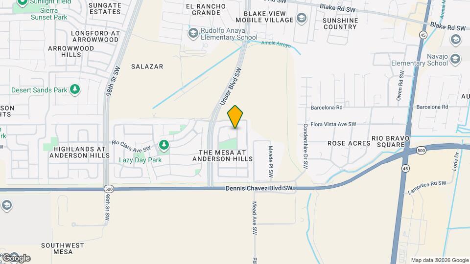 3123 Lost Desert Dr SW Mapa y Detalles de la Ubicación