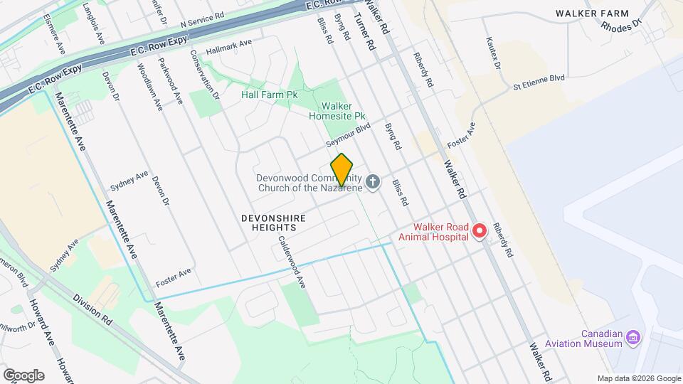 1672 Foster Ave Map and Location Details