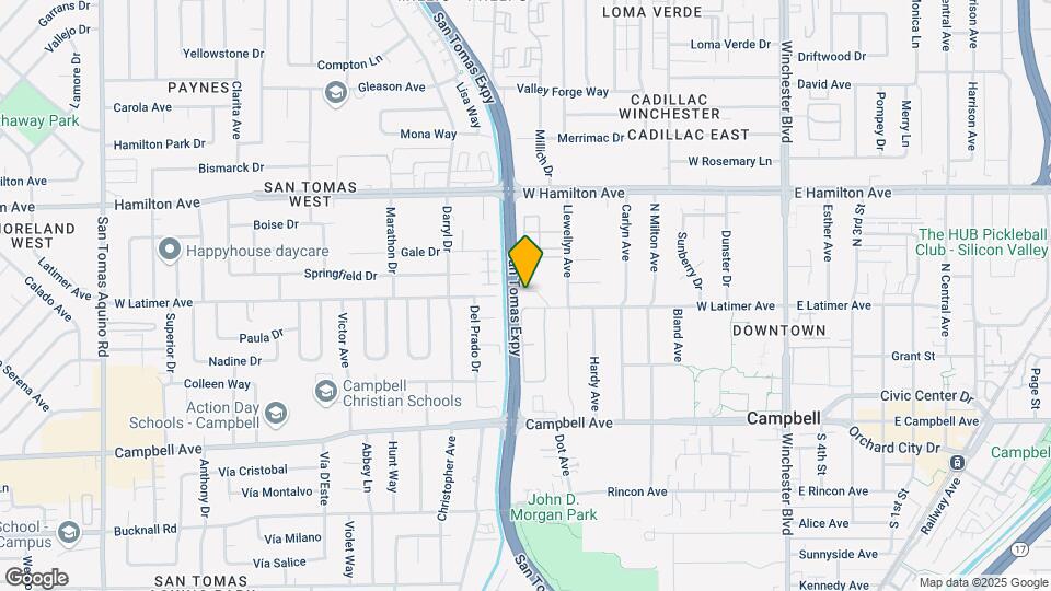 573 W Latimer Ave Map and Location Details