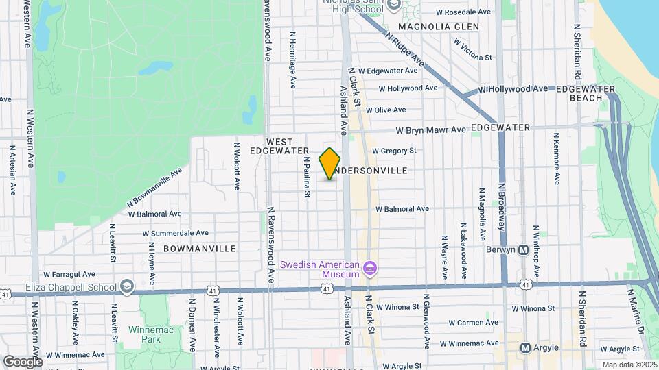 1624 W Rascher Ave Map and Location Details