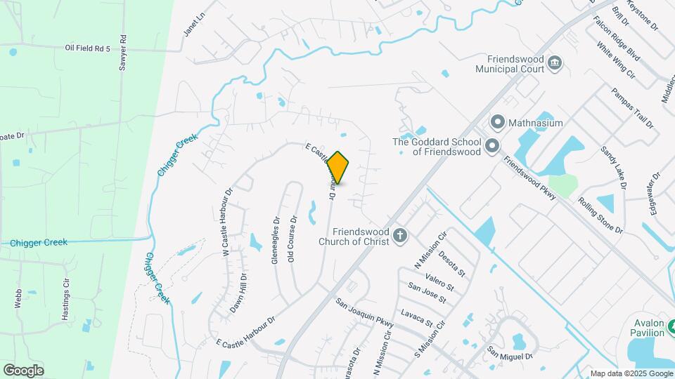 601 E Castle Harbour Dr Map and Location Details