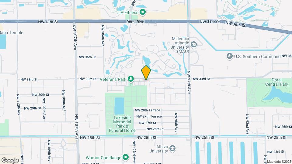 3127 NW 100th Ct Mapa y Detalles de la Ubicación