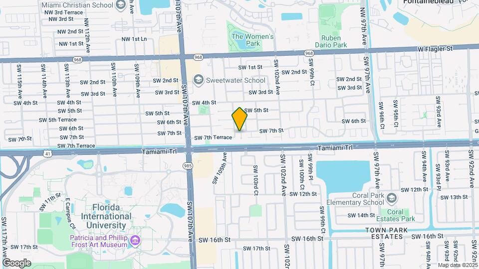10370 SW 7th St, Unit Efficiency Map and Location Details