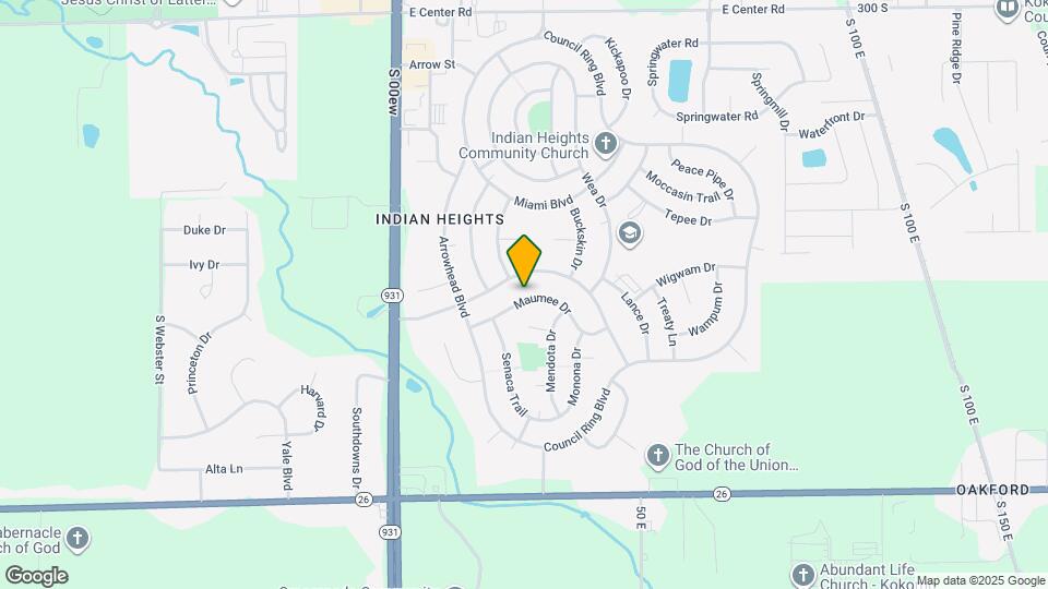 708 Maumee Dr Map and Location Details