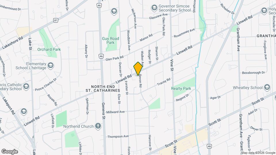 91 Devon Rd Map and Location Details