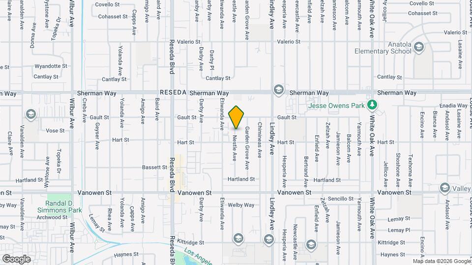 7022 Nestle Ave Map and Location Details