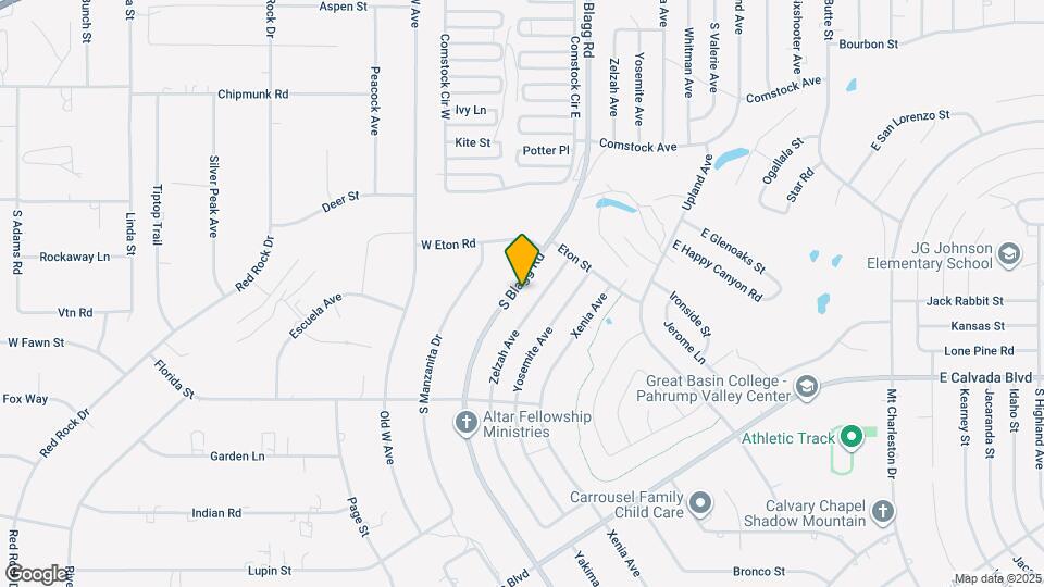 1721 S Blagg Rd Map and Location Details