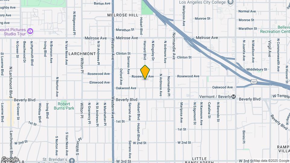 407 N Harvard Blvd, Unit 407 Map and Location Details