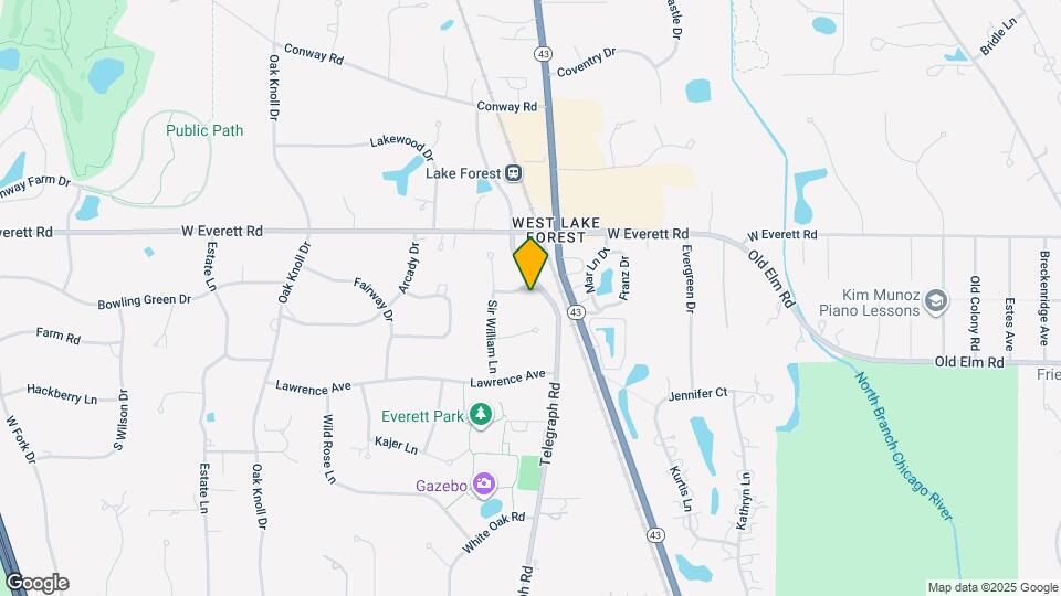 1115 Bridgeview Ln Map and Location Details