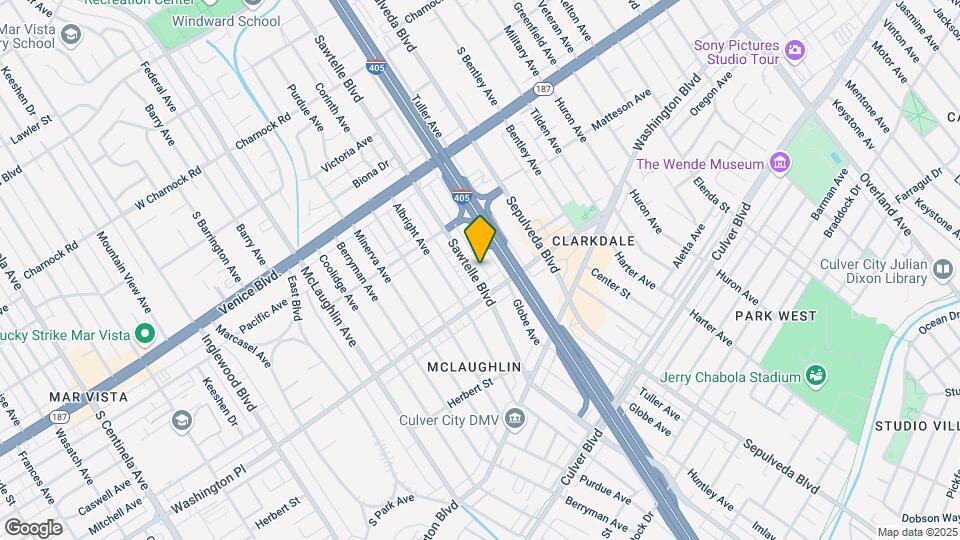 3970 Sawtelle Blvd, Unit 2 Map and Location Details