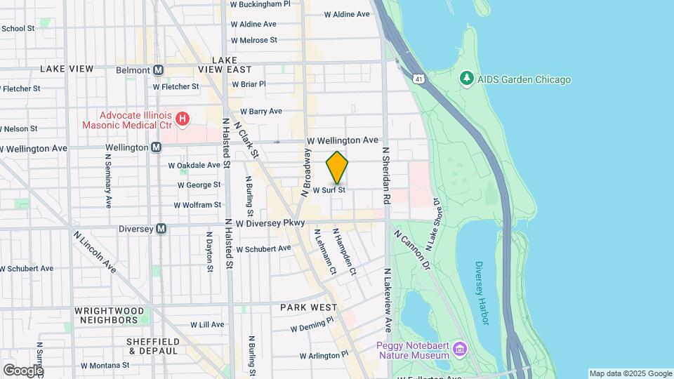 520 W Surf St, Unit 4 Mapa y Detalles de la Ubicación