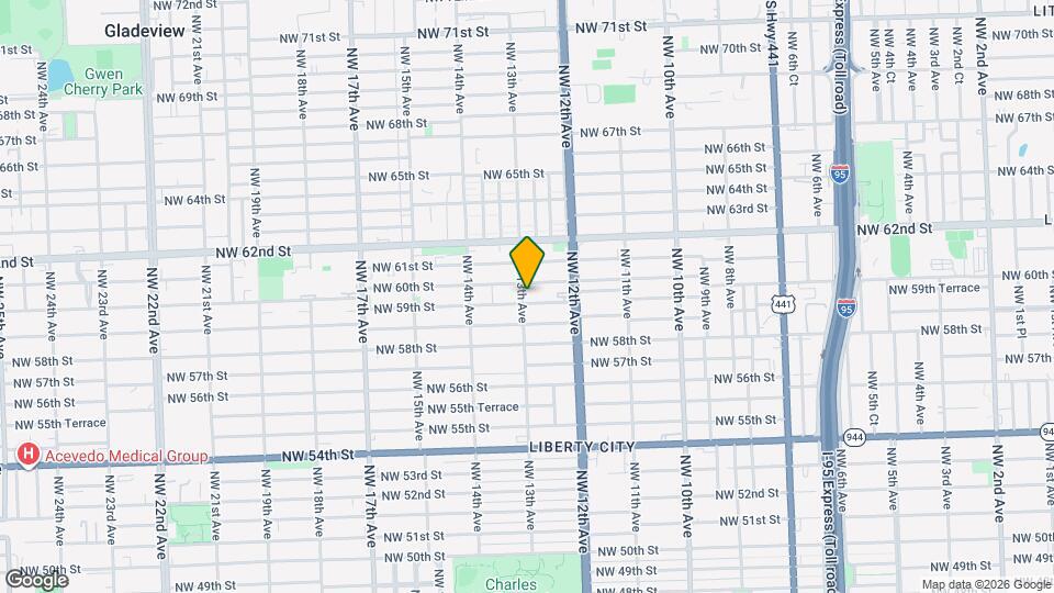 1285 NW 59th St Map and Location Details