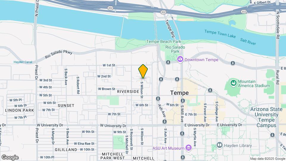 305 S Wilson St Map and Location Details