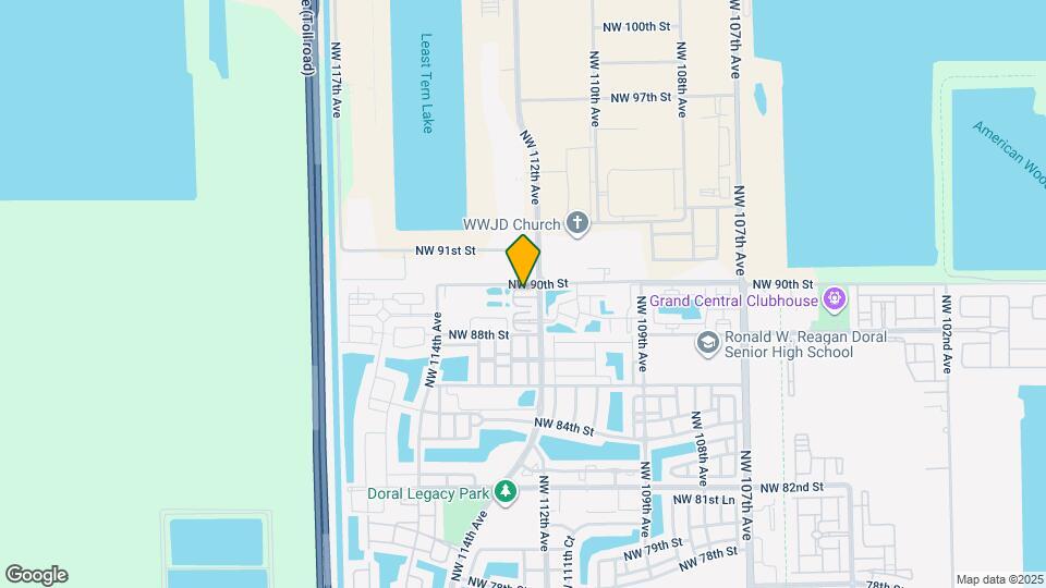 11201 NW 89th St Map and Location Details