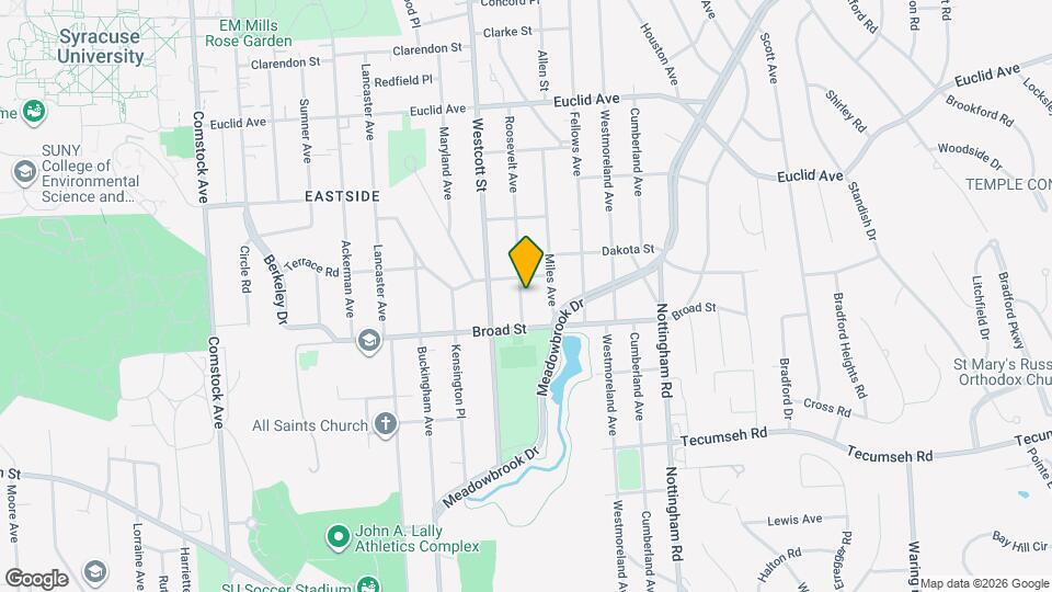 411 Roosevelt Ave Map and Location Details