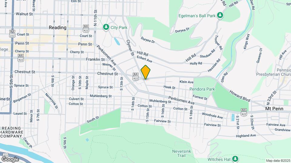 1500 Mineral Spring Rd Map and Location Details