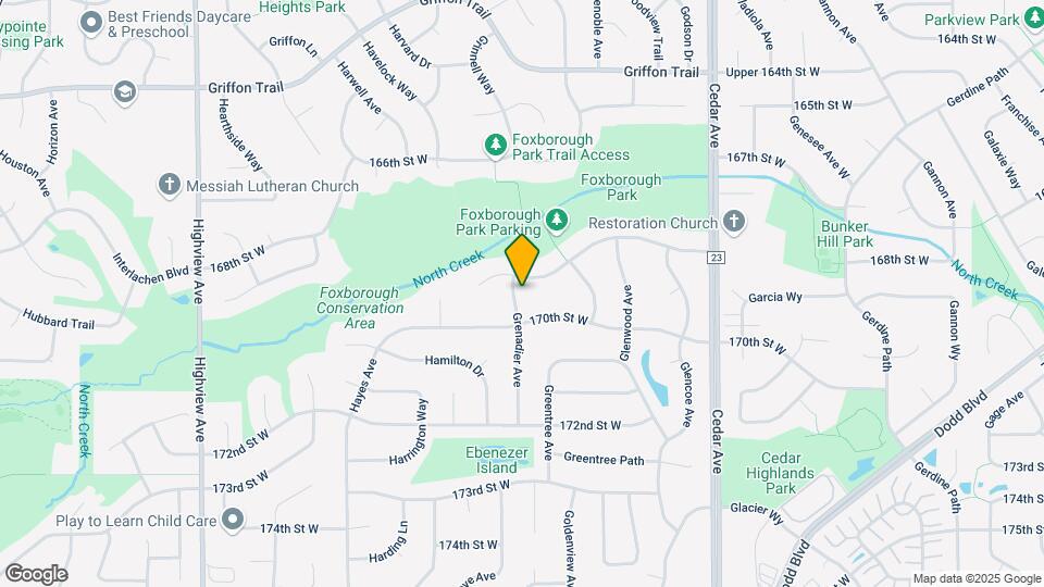 16900 Grenadier Ave Mapa y Detalles de la Ubicación