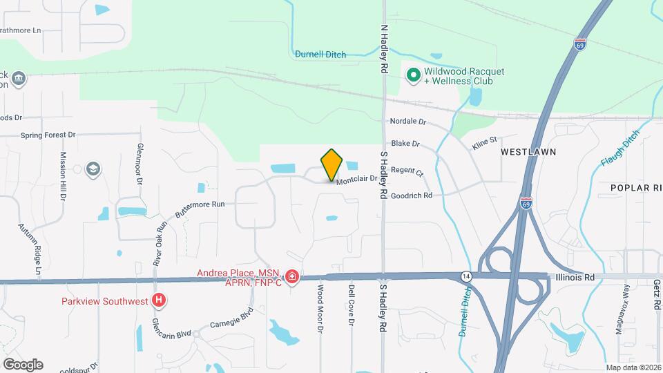 7411 Montclair Dr Map and Location Details