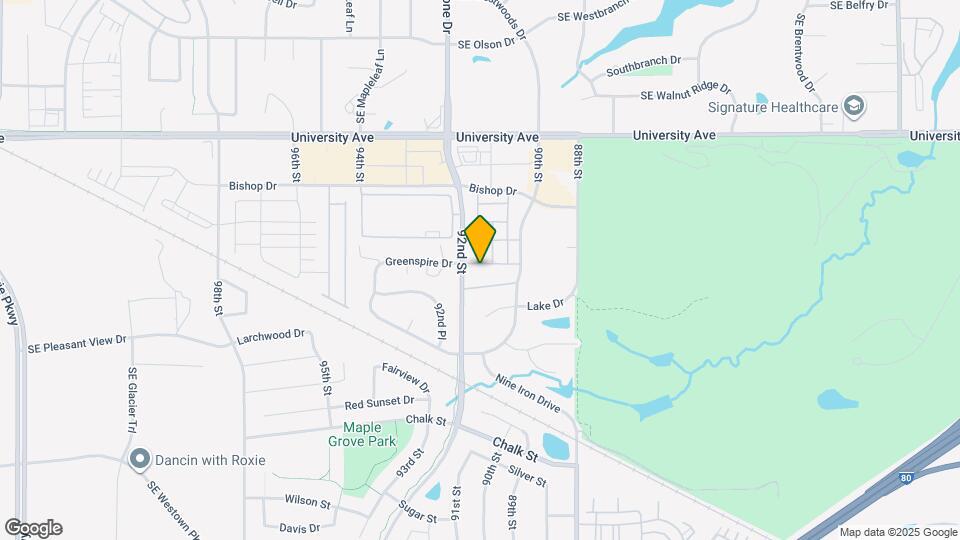 9140 Greenspire Dr Map and Location Details