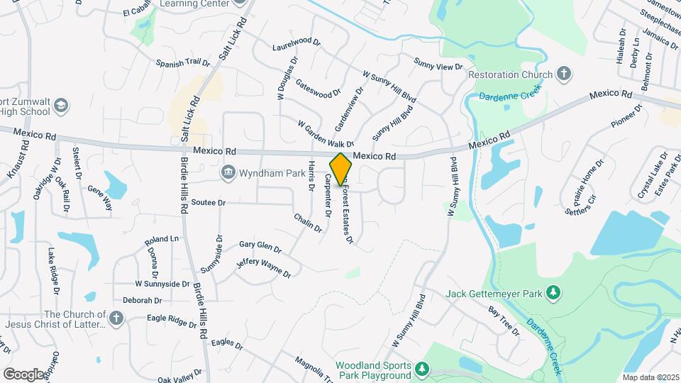 114 Green Forest Estates Dr Map and Location Details