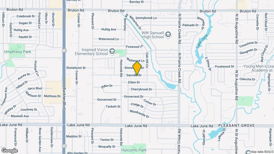 8702 Danville Dr Map and Location Details