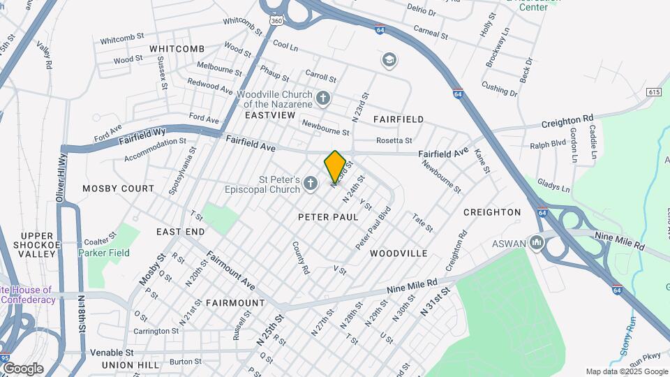 1815 N 23rd St Map and Location Details