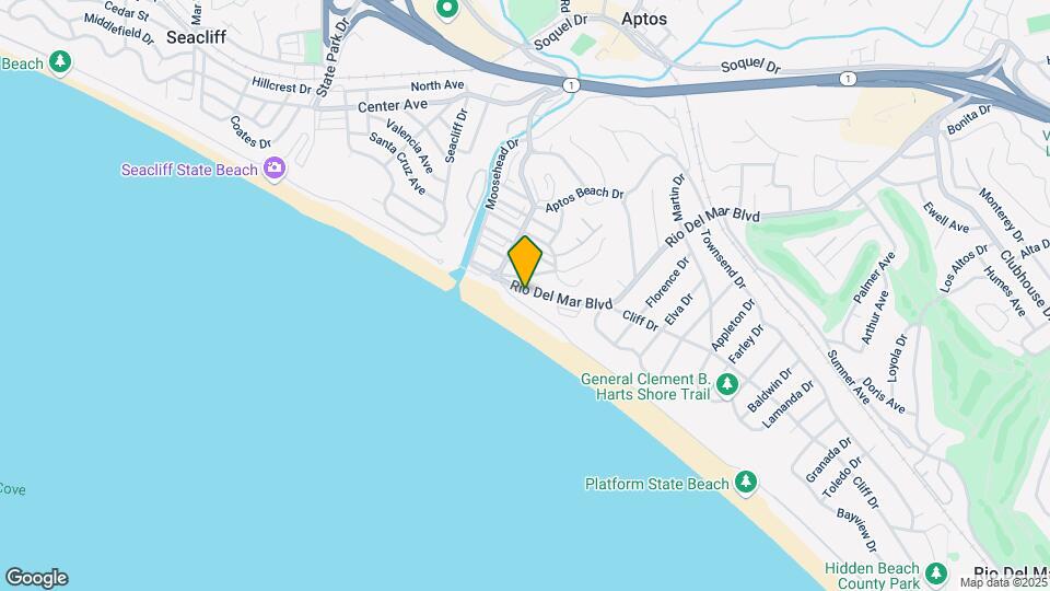 124 Rio del Mar Blvd Map and Location Details