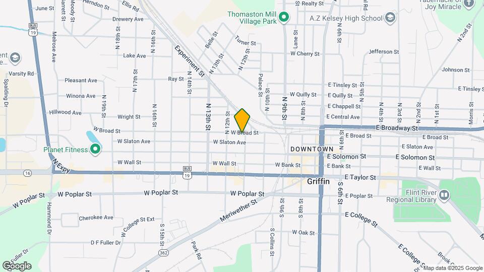 508 W Broad St Map and Location Details