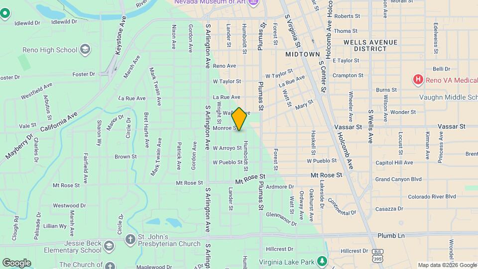 1219 Humboldt St Map and Location Details