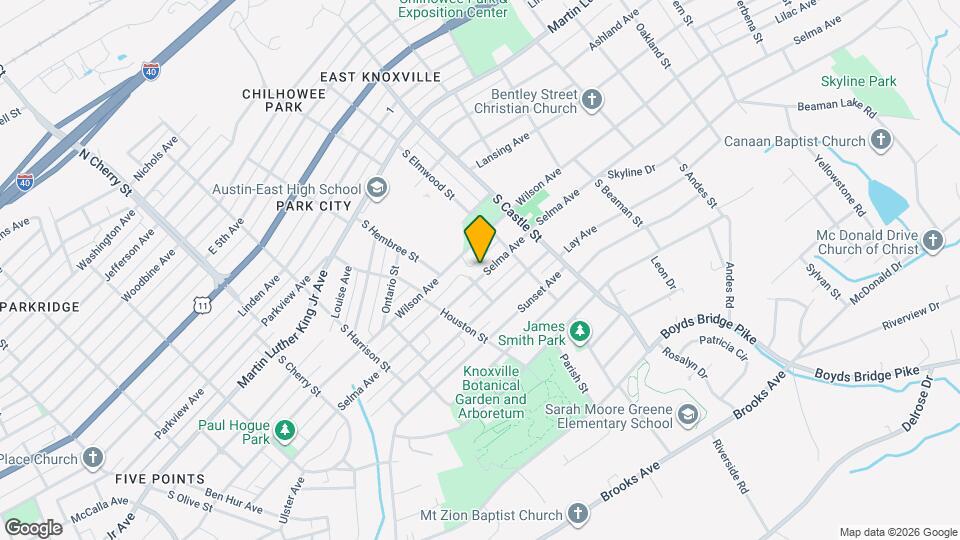 2909 Selma Ave Mapa y Detalles de la Ubicación