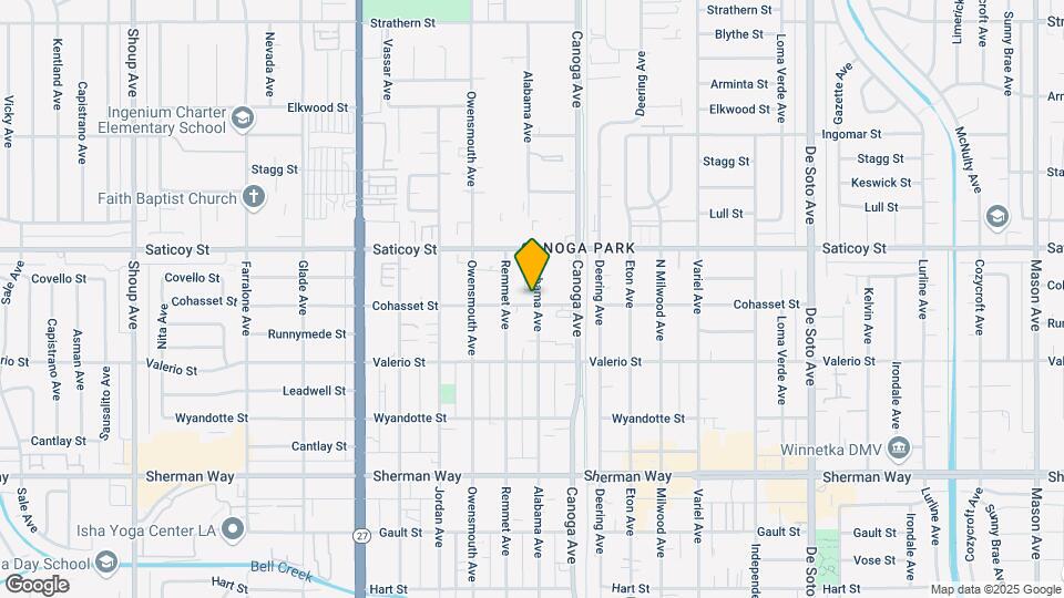 7505 Alabama Ave Mapa y Detalles de la Ubicación