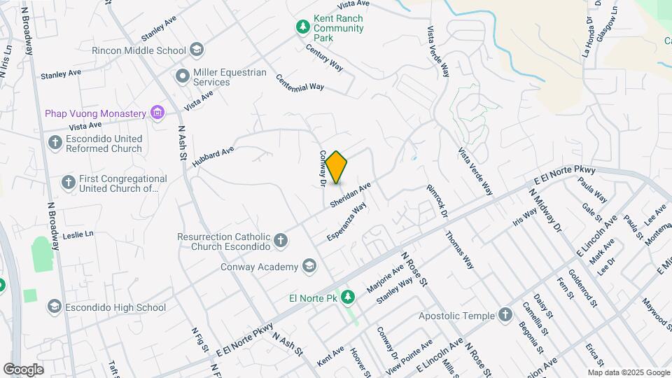 1519 Tibidabo Dr Map and Location Details