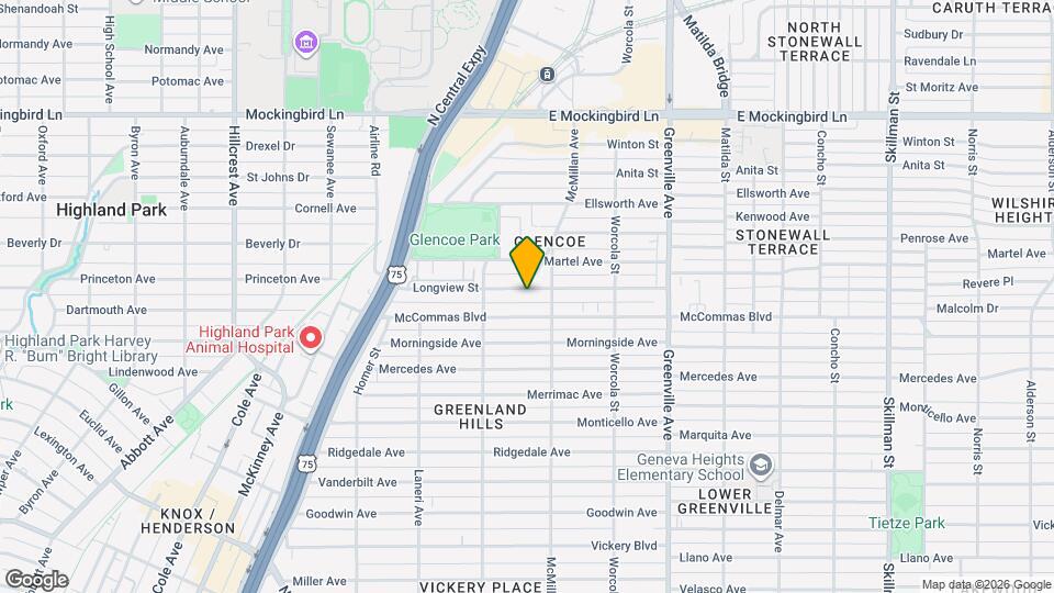5436 Longview St Map and Location Details