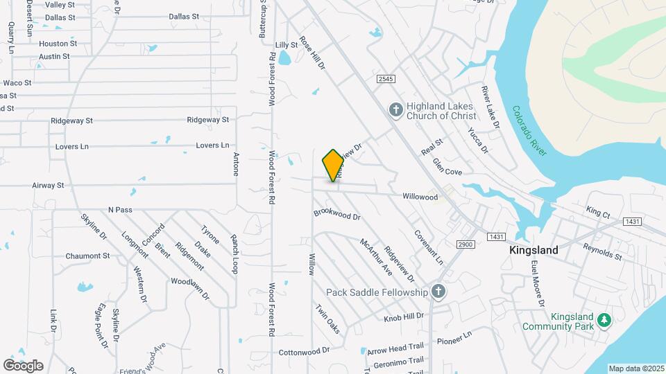 709 Willowood Map and Location Details